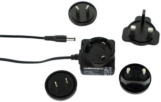 MP007763 - AC/DC Power Supply, ITE, 1 Output, 6 W, 9 VDC, 600 mA - MULTICOMP PRO