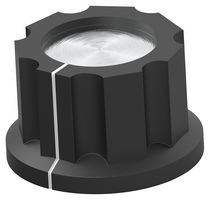 5-1437624-2 KNOB, Round Shaft, Phenolic, 21.7mm Alcoswitch - Te Connectivity