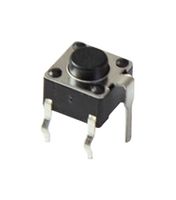 1825955-6 Tactile Switch, 0.05A, 24Vdc, 160GF, THT Alcoswitch - Te Connectivity