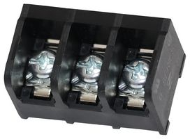 5-1437652-4 Terminal Block, Barrier, 3Pos, 22-12AWG Buchanan - Te Connectivity