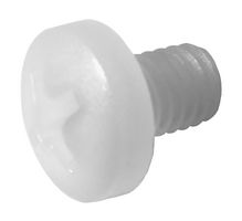 MP008110 - Screw, Pan Head Phillips, M4, Nylon (Polyamide), 10 mm Length - MULTICOMP PRO