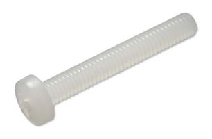 MP008113 - Screw, Pan Head Phillips, M5, Nylon (Polyamide), 10 mm Length - MULTICOMP PRO