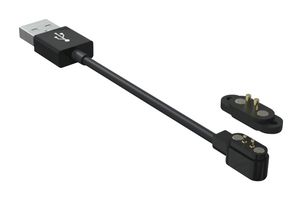 MP009330 - Magnetic Connector Cable Assembly, USB Type A Plug, Magnetic 2 Position Plug, 1 A, 800 mm, 31.5 " - MULTICOMP PRO