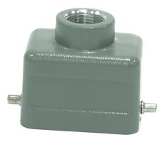 MP009366 - Heavy Duty Connector, Hood, Top Entry, Aluminium Body, 1 Lever, 6B - MULTICOMP PRO
