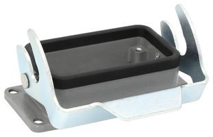 MP009380 - Heavy Duty Connector, Base, Bulkhead Mount, Aluminium Body, 1 Lever, 10B - MULTICOMP PRO