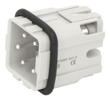 MP009517 - Heavy Duty Connector, MP-HA INSERTS, Insert, 4+PE Contacts, 3A, Plug, Screw Pin - MULTICOMP PRO