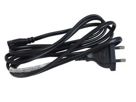 GW-151776 - Mains Power Cord, 6/2.5A, IS1293 & IEC 60884-1 Plug to IEC 60320 C7, 2 m, 250 V, Black, MCP C7 IEC - MULTICOMP PRO