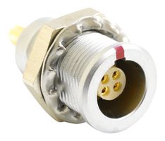 MCEGG00BC304KS - Circular Connector, Standard Circular Connector, 00 Series, Panel Mount Receptacle, 4 Contacts - MULTICOMP PRO