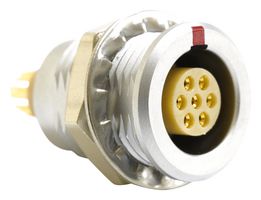 MCEGG1BC307KS - Circular Connector, Standard Circular Connector, 00 Series, Panel Mount Receptacle, 7 Contacts - MULTICOMP PRO