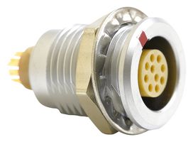 MCEGG1BC310KS - Circular Connector, Standard Circular Connector, 00 Series, Panel Mount Receptacle, 10 Contacts - MULTICOMP PRO