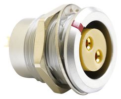 MCEGG2BC302KS - Circular Connector, Standard Circular Connector, 00 Series, Panel Mount Receptacle, 2 Contacts - MULTICOMP PRO