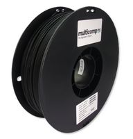 MP010755 - 3D Printer Filament, 1.75 mm Dia, Black, PLA, 190 to 270 °C, 1 Kg - MULTICOMP PRO