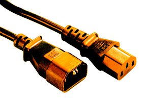 GW-151806 - Mains Power Cord, IEC 60320 C14 to IEC 60320 C13, 3 m, 10 A, 250 V, Orange - MULTICOMP PRO