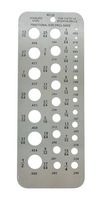 MP010824 - Drill Gauge, Fractional, 29 Holes, 12.7 mm Measuring Range Max - MULTICOMP PRO
