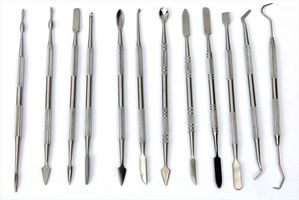 MP010826 - Carving Knife Set, Stainless Steel, 12 Pieces - MULTICOMP PRO