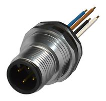 MP011277 - Sensor Cable, A Coded, M12 Plug, Free End, 4 Positions, 300 mm, 11.8 " - MULTICOMP PRO