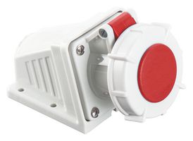 MP011088 - Industrial Pin & Sleeve Connector, MP-CEE, Socket, 3P+N+E, Surface Mount, Red, IP67, 16A, 400V - MULTICOMP PRO