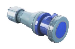MP011104 - Industrial Pin & Sleeve Connector, MP-CEE, Socket, 2P+E, Cable Mount, Blue, IP67, 63A, 230V - MULTICOMP PRO