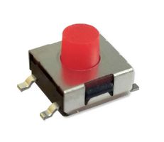 MPTSMW-69N-V - Tactile Switch, SPST-NO, Top Actuated, 3.8mm, SMD, Brown Round Button, 180 gf, 50mA at 12VDC - MULTICOMP PRO