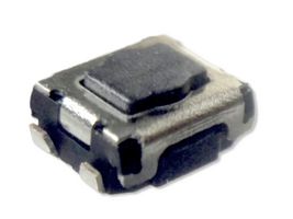 MPBFF24KQR - Tactile Switch, SPST-NO, Top Actuated, Flat Pin SMD, Black Rectangular Button, 240 gf, 20mA at 15VDC - MULTICOMP PRO