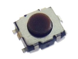MPBEG-N-Q - Tactile Switch, with Ground Pin, SPST-NO, Miniature, Top Actuated, SMD, Round Button, 160 gf - MULTICOMP PRO
