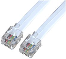 PSG04221 - RJ12 TO RJ12 6P6C WHITE 3M - PRO SIGNAL