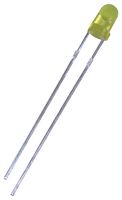 PSG91835 - LED, Yellow, Through Hole, 3mm, 18 mA, 2.2 V, 595 nm - PRO SIGNAL