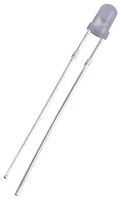 PSG91837 - LED, Warm White, Through Hole, 3mm, 18 mA, 3.4 V - PRO SIGNAL