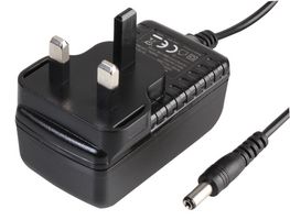PELL0030 - AC/DC Power Supply, 1 Output, 18 W, 9 V, 2 A - PRO ELEC