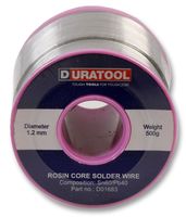 D01683 - Solder Wire 60/40 18AWG 1.2mm 500g Reel - DURATOOL