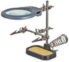 D03171 - HELPING HAND MAGNIFIER WITH LED LIGHT - DURATOOL