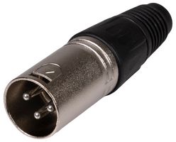 PSG08703 - XLR Connector, 3 Contacts, Plug, Cable Mount, XLR00x - PRO SIGNAL