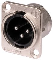 PSG08737 - XLR Connector, 3 Contacts, Chassis Mount - PRO SIGNAL