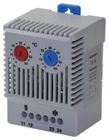 MP011439 - Thermostat, Dual panel 1NO & 1NC, 0°C to 60°C, 45 mm x 50 mm x 67 mm - MULTICOMP PRO