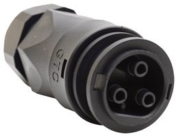 MP011825 - Sensor Connector, MP M35 Power, M35, Female, 3 Positions, Screw Socket, Straight Cable Mount - MULTICOMP PRO