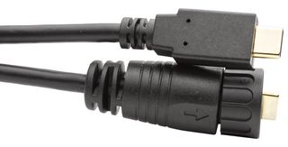 MP011832 - USB Cable, C2 Cable Type C Plug to Type C Plug, 2 m, 6.6 ft, USB 3.1, Black, E-Marked Cable - MULTICOMP PRO