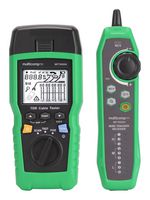 MP780994 - TDR Cable Tester Kit, 500M, 2.8" LCD, RJ45/RJ11 Cable, Plug, F to F Connector - MULTICOMP PRO