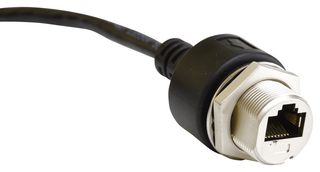 MP011928 - Ethernet Cable, Cat5e, C3 Cable RJ45 Jack to Free End, Black, 2 m, 6.6 ft - MULTICOMP PRO