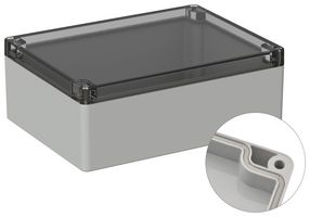 MP011550 - Plastic Enclosure, Multipurpose, Polycarbonate, 75 mm, 150 mm, 200 mm, IP66 - MULTICOMP PRO