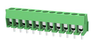MP011993 - Wire-To-Board Terminal Block, 3.5 mm, 11 Ways, 24 AWG, 18 AWG, 1 mm², Screw - MULTICOMP PRO