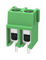 MP011999 - Wire-To-Board Terminal Block, 5 mm, 2 Ways, 20 AWG, 12 AWG, 4 mm², Screw - MULTICOMP PRO