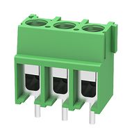 MP012000 - Wire-To-Board Terminal Block, 5 mm, 3 Ways, 20 AWG, 12 AWG, 4 mm², Screw - MULTICOMP PRO