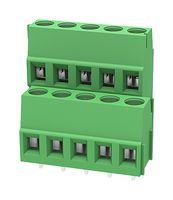 MP012026 - Wire-To-Board Terminal Block, 5.08 mm, 10 Ways, 28 AWG, 12 AWG, 2.5 mm², Screw - MULTICOMP PRO