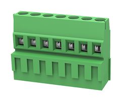 MP012046 - Wire-To-Board Terminal Block, 5.08 mm, 7 Ways, 28 AWG, 12 AWG, 2.5 mm², Screw - MULTICOMP PRO