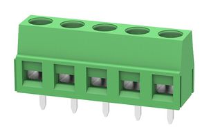 MP012052 - Wire-To-Board Terminal Block, 5 mm, 5 Ways, 26 AWG, 14 AWG, 1.5 mm², Screw - MULTICOMP PRO