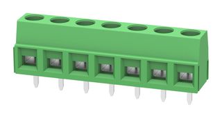 MP012054 - Wire-To-Board Terminal Block, 5 mm, 7 Ways, 26 AWG, 14 AWG, 1.5 mm², Screw - MULTICOMP PRO