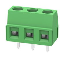 MP012060 - Wire-To-Board Terminal Block, 5.08 mm, 3 Ways, 26 AWG, 14 AWG, 1.5 mm², Screw - MULTICOMP PRO