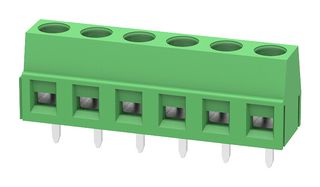 MP012063 - Wire-To-Board Terminal Block, 5.08 mm, 6 Ways, 26 AWG, 14 AWG, 1.5 mm², Screw - MULTICOMP PRO
