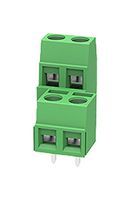 MP012072 - Wire-To-Board Terminal Block, 5 mm, 4 Ways, 26 AWG, 14 AWG, 1.5 mm², Screw - MULTICOMP PRO