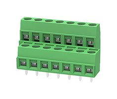 MP012077 - Wire-To-Board Terminal Block, 5 mm, 14 Ways, 26 AWG, 14 AWG, 1.5 mm², Screw - MULTICOMP PRO